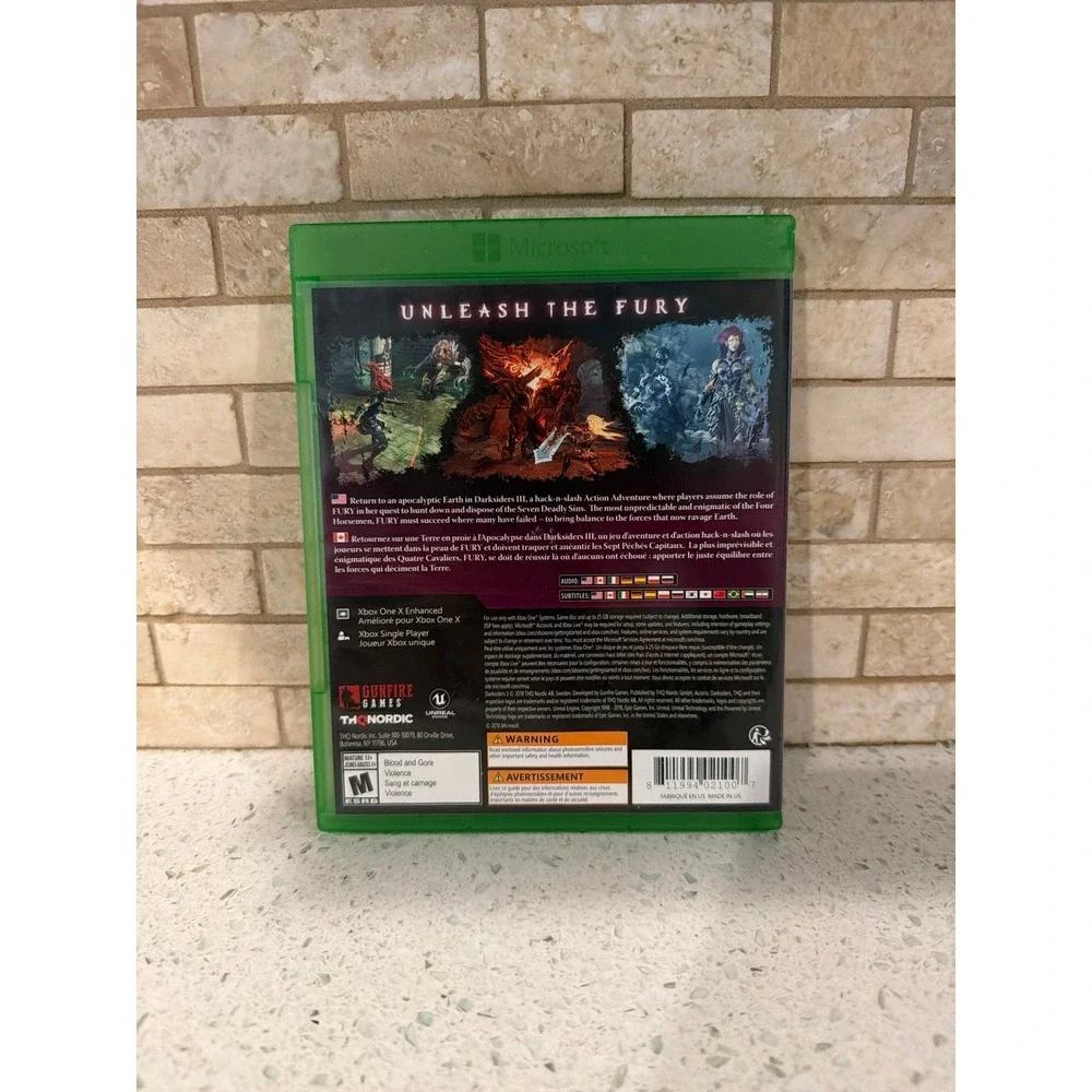 Darksiders III Xbox One‎ Game